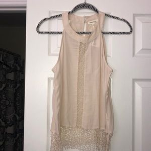 Cream tank top